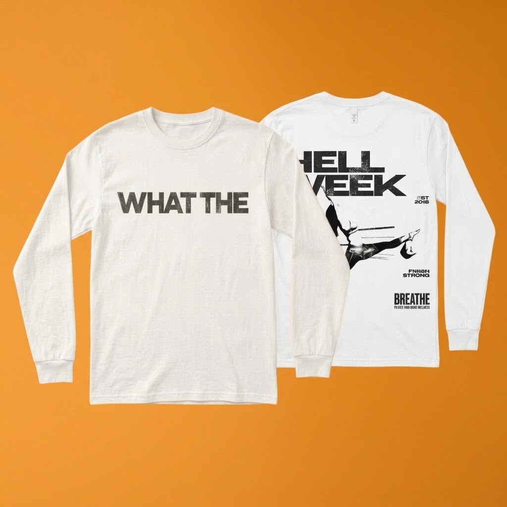 Hell Week Long Sleeve Pilates Yoga and Barre